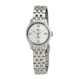Buy Shop Tissot Le Locle Automatic Lady Silver Dial Silver Steel Strap Watch For Women - T41.1.183.16 USA Online