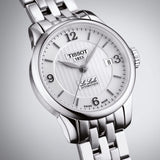 Buy Shop Tissot Le Locle Small Lady Automatic Silver Dial Silver Steel Strap Watch For Women - T41.1.183.34 USA Online