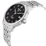 Buy Shop Tissot Le Locle Automatic Black Dial Silver Steel Strap Watch For Men - T41.1.483.53 USA Online