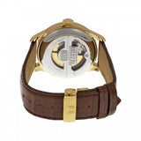 Buy Shop Tissot Le Locle Automatic Gold Dial Brown Leather Strap Watch For Men - T41.5.413.73 USA Online
