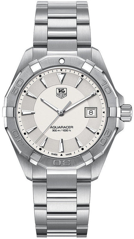Buy Shop Tag Heuer Aquaracer White Dial Watch for Men - WAY2111.BA0928 USA Online