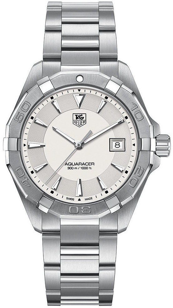 Buy Shop Tag Heuer Aquaracer White Dial Watch for Men - WAY1111.BA0928 USA Online