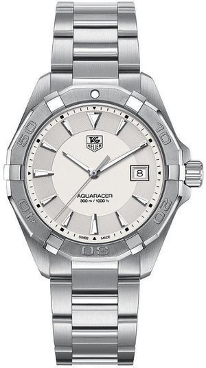Buy Shop Tag Heuer Aquaracer White Dial Watch for Men - WAY1111.BA0928 USA Online