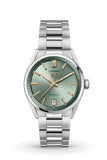 Buy Shop Tag Heuer Carrera Date Automatic 18K Green Dial Silver Steel Strap Watch for Women - WBN2312.BA0001 USA Online