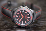 Buy Shop Tag Heuer Aquaracer Caliber 5 Black Dial Black Nylon Strap Watch for Men - WAY208A.FC6381 USA Online