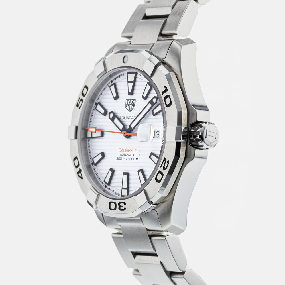 Buy Shop Tag Heuer Aquaracer White Dial Watch for Men - WAY2013.BA0927 USA Online