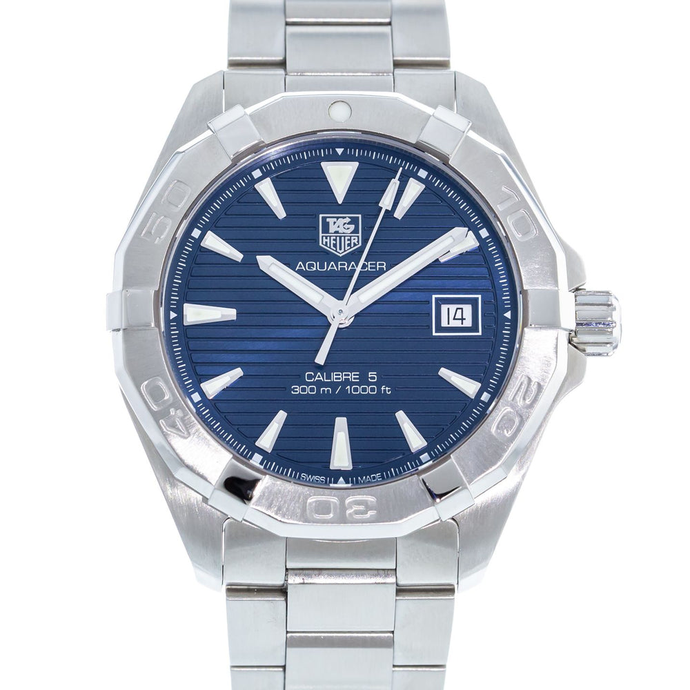 Buy Shop Tag Heuer Aquaracer Blue Dial Watch for Men - WAY2112.BA0928 USA Online