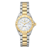 Buy Shop Tag Heuer Aquaracer Mother of Pearl Dial Two Tone Steel Strap Watch for Men - WBD1420.BB0321 USA Online