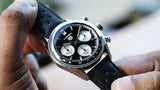 Buy Shop Tag Heuer Carrera Automatic Chronograph Black Dial Black Leather Strap Watch for Men - CBS2210.FC6534 USA Online