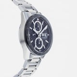Buy Shop Tag Heuer Carrera Automatic Chronograph Black Dial Silver Steel Strap Watch for Men - CBM2110.BA0651 USA Online
