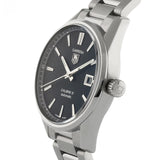 Buy Shop Tag Heuer Carrera Automatic Black Dial Silver Steel Strap Watch for Men - WAR211A.BA0782 USA Online