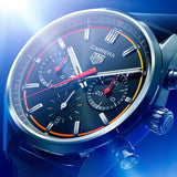 Buy Shop Tag Heuer Carrera Chronograph Black Dial Black Leather Strap Watch for Men - CBN201C.FC6542 USA Online