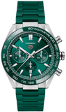 Buy Shop Tag Heuer Carrera Chronograph 44mm Green Dial Green Steel Strap Watch for Men - CBN2A1N.FT6238 USA Online