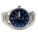 Buy Shop Tag Heuer Carrera Automatic Blue Dial Silver Steel Strap Watch for Men - WAR201E.BA0723 USA Online