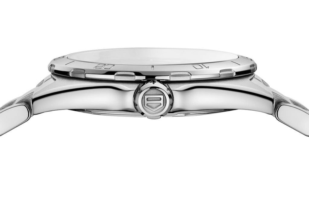 Buy Shop Tag Heuer Formula 1 Mother of Pearl White Dial Silver Steel Strap Watch for Women - WBJ1318.BA0666 USA Online