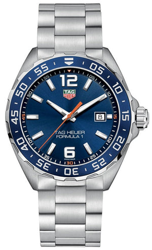 Buy Shop Tag Heuer Formula 1 Blue Dial Watch for Men - WAZ1010.BA0842 USA Online
