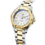 Buy Shop Tag Heuer Aquaracer Mother of Pearl Dial Two Tone Steel Strap Watch for Women - WBD1320.BB0320 USA Online