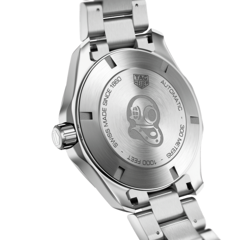 Buy Shop Tag Heuer Aquaracer Calibre 5 Automatic Sunray Brown Dial Silver Steel Strap Watch for Men - WAY2018.BA0927 USA Online