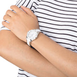 Buy Shop Tag Heuer Aquaracer Diamonds White Dial Two Tone Steel Strap Watch for Women - WAY131H.BA0914 USA Online