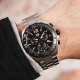 Buy Shop Tag Heuer Formula 1 Chronograph Black Dial Silver Steel Strap Watch for Men - CAZ1010.BA0842 USA Online