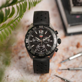 Buy Shop Tag Heuer Formula 1 Black Dial Black Leather Strap Watch for Men - CAZ1010.FT8024 USA Online