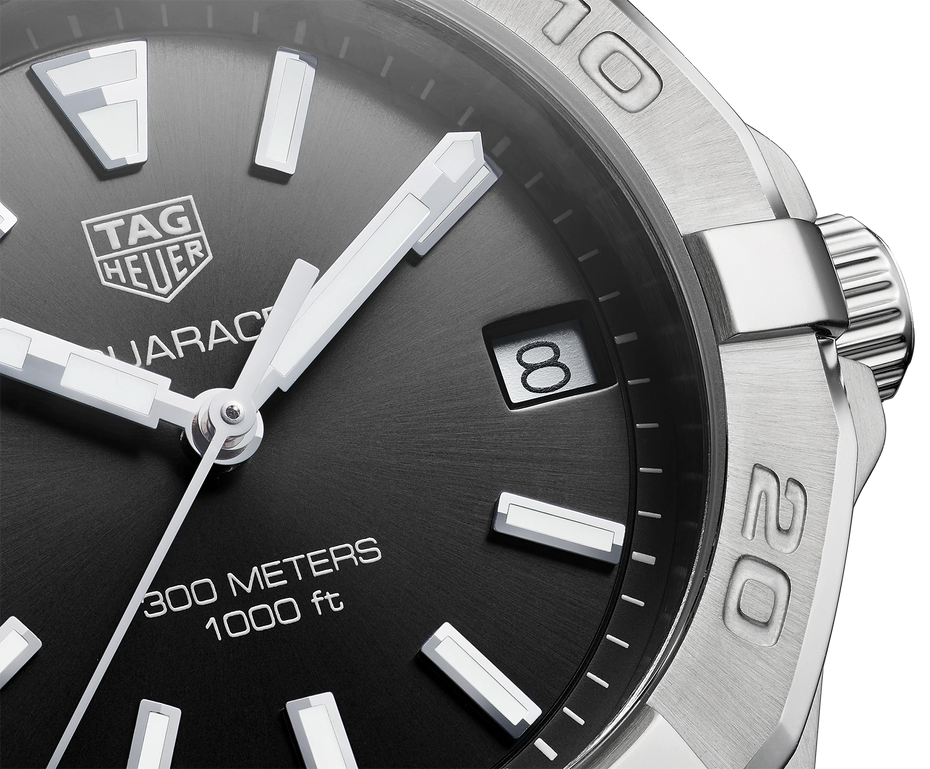 Buy Shop Tag Heuer Aquaracer Black Dial Silver Steel Strap Watch for Women - WBD1310.BA0740 USA Online