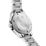 Buy Shop Tag Heuer Aquaracer Diamonds White Mother of Pearl Dial Silver Steel Strap Watch for Women - WBD1315.BA0740 USA Online