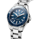 Buy Shop Tag Heuer Aquaracer Blue Dial Silver Steel Strap Watch for Women - WAY131S.BA0748 USA Online