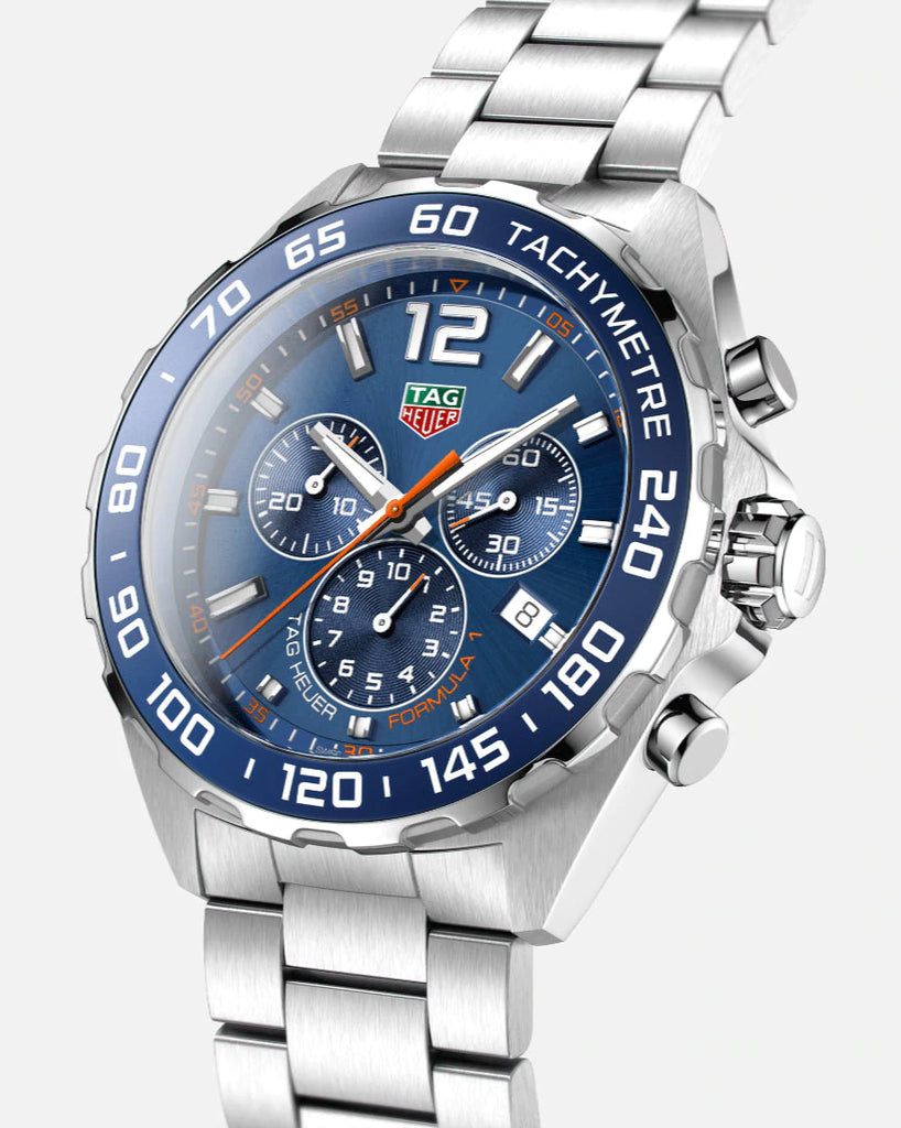 Buy Shop Tag Heuer Formula 1 Aston Martin Red Bull Racing Blue Dial Silver Steel Strap Watch for Men - CAZ101AB.BA0842 USA Online