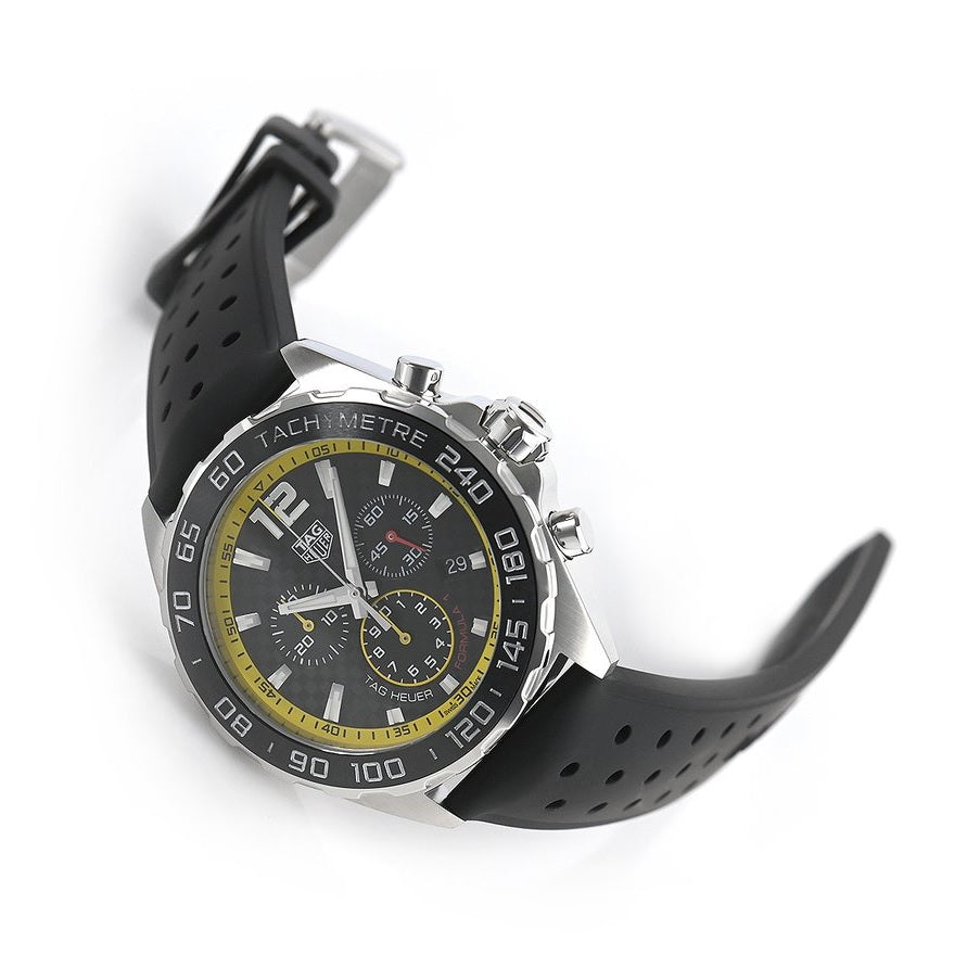 Buy Shop Tag Heuer Formula 1 Chronograph Black Dial Black Rubber Strap Watch for Men - CAZ101AC.FT8024 USA Online