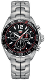 Buy Shop Tag Heuer Senna Chronograph Special Edition Black Dial Silver Steel Strap Watch for Men - CAZ1015.BA0883 USA Online