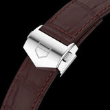 Buy Shop Tag Heuer Aquaracer Caliber 5 Black Dial Brown Leather Strap Watch for Men - WAY201M.FC6474 USA Online