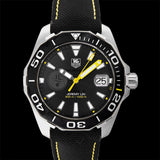 Buy Shop Tag Heuer Aquaracer Jeremy Lin Special Edition Grey Dial Black Nylon Strap Watch for Men - WAY211F.FC6362 USA Online