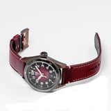 Buy Shop Tag Heuer Autavia Calibre 5 Chinese New Year Maroon Dial Maroon Leather Strap Watch for Men - WBE5193.FC8300 USA Online