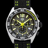 Buy Shop Tag Heuer Formula 1 Chronograph Grey Dial Black Nylon Strap Watch for Men - CAZ101AG.FC8304 USA Online