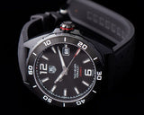 Buy Shop Tag Heuer Formula 1 Automatic Black Dial Black Rubber Strap Watch for Men - WAZ2115.FT8023 USA Online
