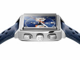 Buy Shop Tag Heuer Monaco Gulf Automatic Chronograph Blue Dial Blue Leather Strap Watch for Men - CBL2115.FC6494 USA Online