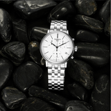 Buy Shop Tissot Carson Premium White Dial Silver Steel Strap Watch For Men - T122.417.11.011.00 USA Online