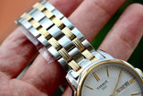 Buy Shop Tissot T Classic Automatics III White Dial Two Tone Steel Strap Watch For Men - T065.430.22.031.00 USA Online