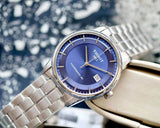 Buy Shop Tissot Luxury Powermatic 80 Blue Dial Silver Steel Strap Watch For Men - T086.407.11.041.00 USA Online