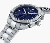 Buy Shop Tissot PR 100 Sport Quartz Chronograph Blue Dial Silver Steel Strap Watch For Men - T101.617.11.041.00 USA Online