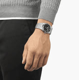 Buy Shop Tissot PRX Powermatic 80 Black Dial Silver Steel Strap Watch For Men - T137.407.11.051.00 USA Online