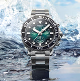 Buy Shop Tissot Seastar 1000 Chronograph Green Dial Silver Steel Strap Watch For Men - T120.417.11.091.01 USA Online