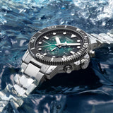 Buy Shop Tissot Seastar 1000 Chronograph Green Dial Silver Steel Strap Watch For Men - T120.417.11.091.01 USA Online