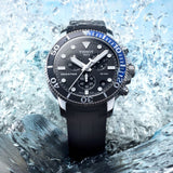 Buy Shop Tissot Seastar 1000 Chronograph Black Dial Black Rubber Strap Watch For Men - T120.417.17.051.02 USA Online