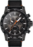 Buy Shop Tissot Supersport Chrono Grey Dial Black Nylon Strap Watch For Men - T125.617.36.081.00 USA Online
