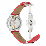 Buy Shop Tissot Chemin Des Tourelles Powermatic 80 Mother of Pearl White Dial Red Leather Strap Watch For Women - T099.207.16.118.00 USA Online