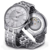 Buy Shop Tissot Chemin Des Tourelles Powermatic 80 Silver Dial Silver Steel Strap Watch For Men - T099.407.11.038.00 USA Online