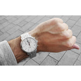 Buy Shop Tissot Carson Premium White Dial Silver Steel Strap Watch For Men - T122.417.11.011.00 USA Online