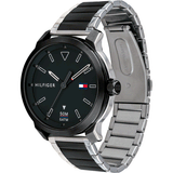 Buy Shop Tommy Hilfiger Sneaker Quartz Black Dial Two Tone Steel Strap Watch for Men - 1791619 USA Online